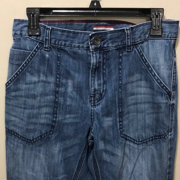 {Tommy Hilfiger} Vintage Patchwork Jeans - Picture 3 of 8